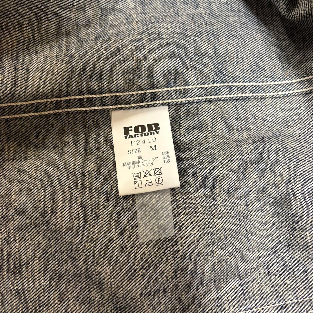FOB FACTORY ヘンプデニム カバーオール Mサイズ 日本製 美品