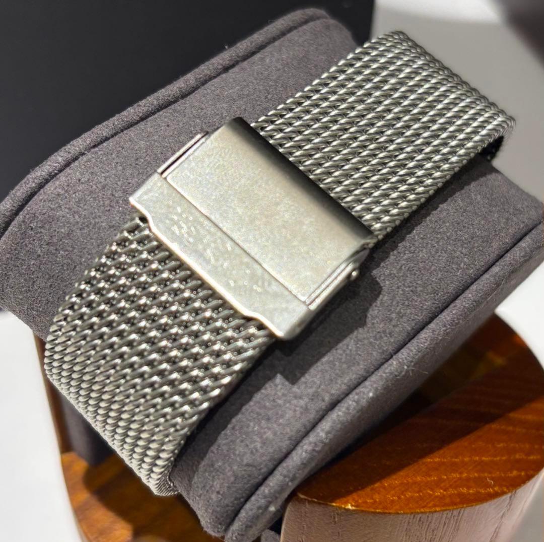 Slow Jo 01 スイス製 オールシルバー 腕時計 レア 美 品 箱付き