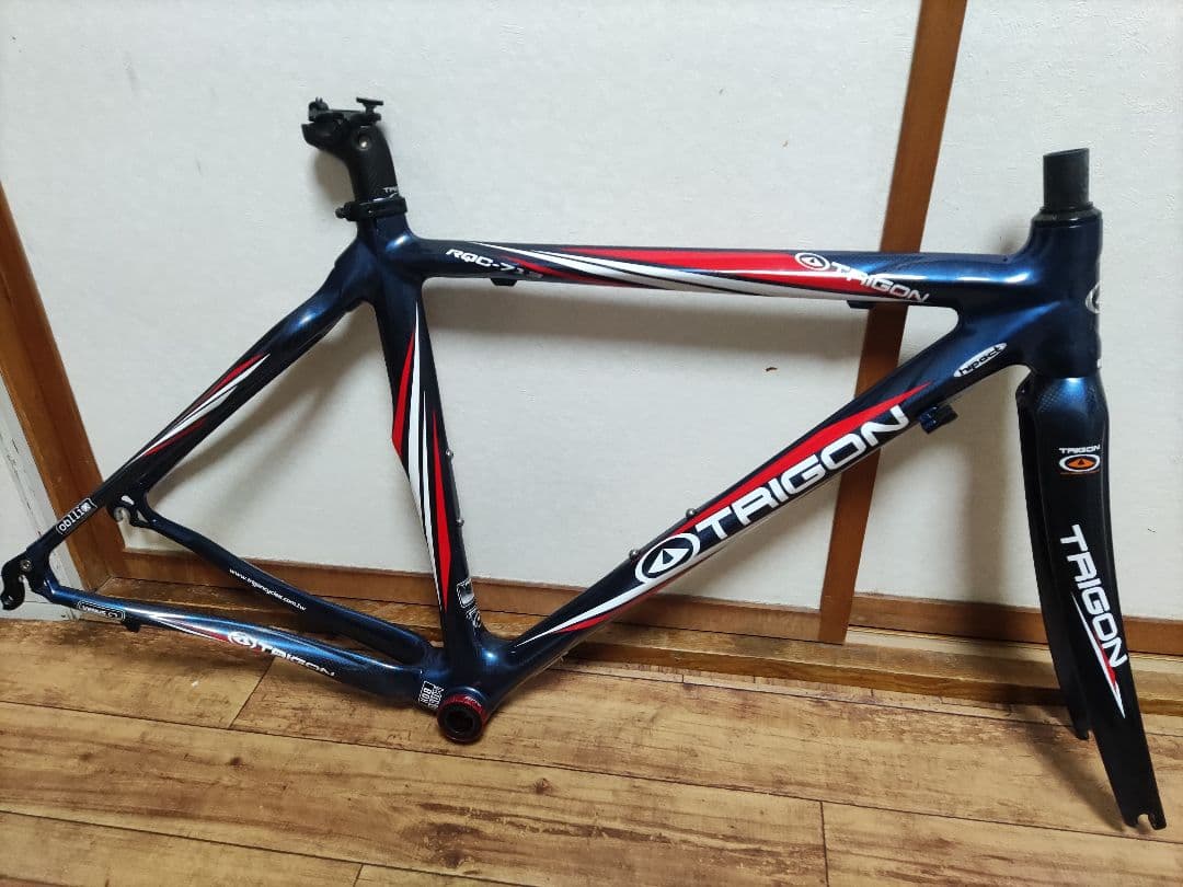 TRIGONトバイクフレーム カーボン フレームのみ! Xs フレーム