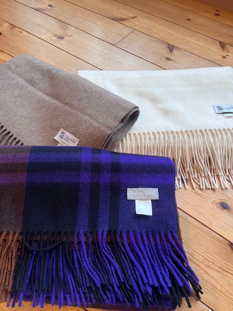 ジョシュアエリス　カシミア　大判ストール