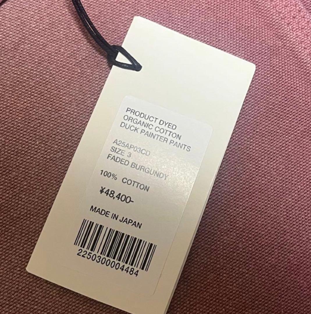 完売AURALEE PRODUCT DYED DUCK PAINTER PANT