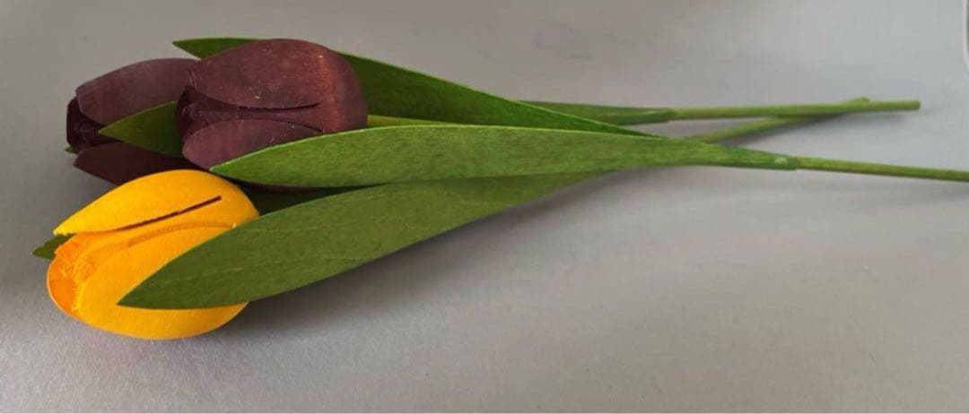 フィンランド 木製チューリップ切花タイプ20本