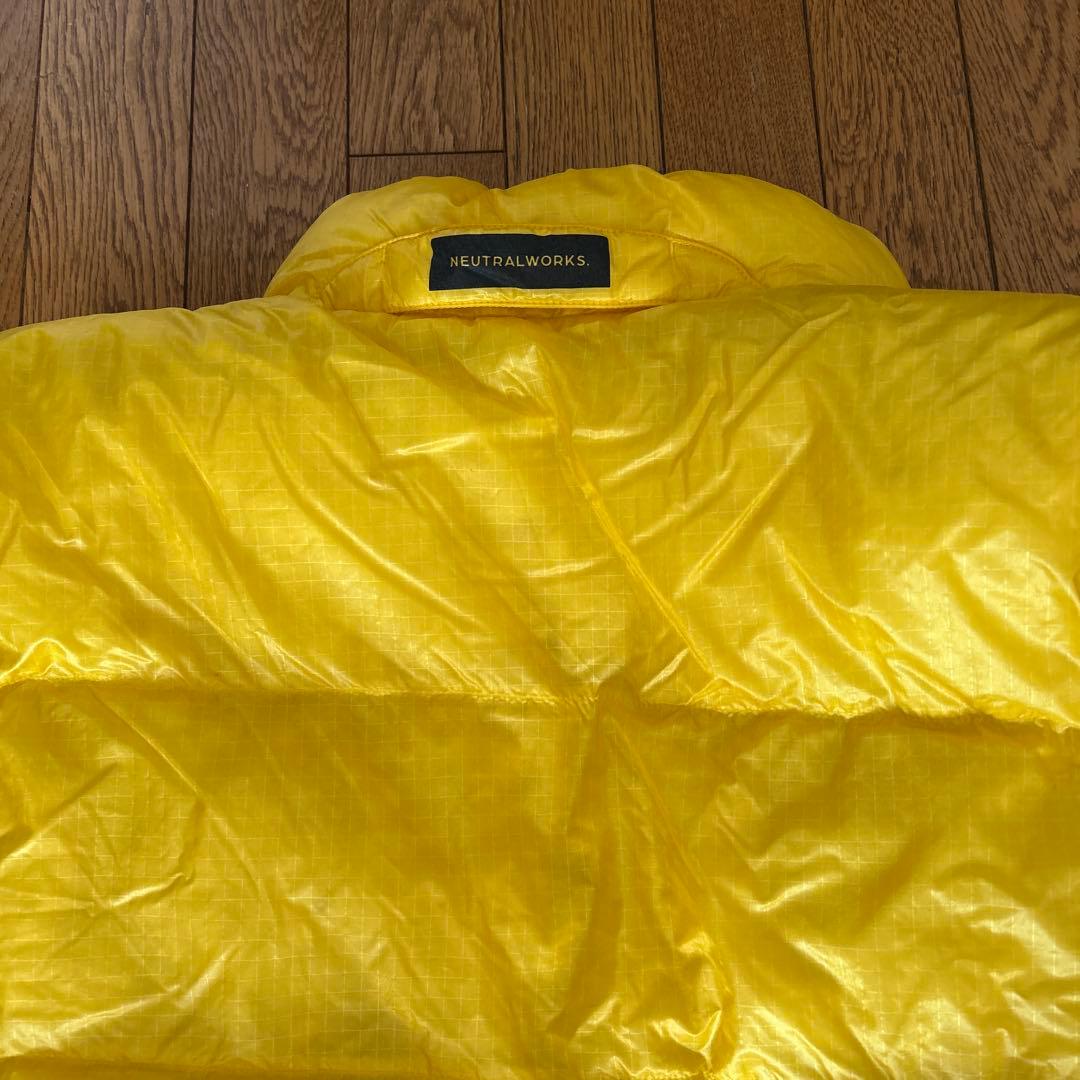 NEUTRALWORKS イエロー ダウンベスト　値下げ可