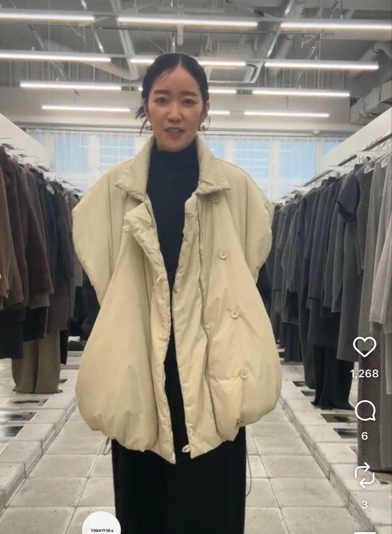 アンヌーク*Volume Over Vest*新品38サイズ