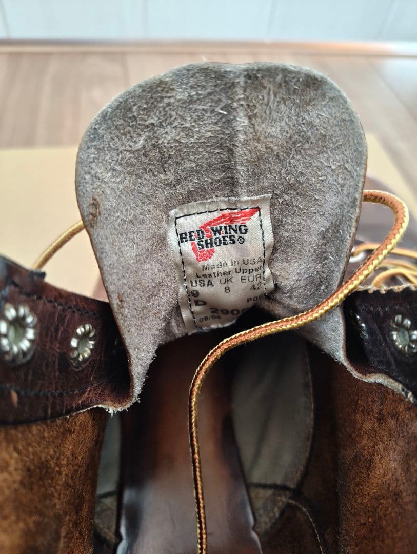RED WING SHOES ラインマン　2904 27センチ　9D　変え紐等付