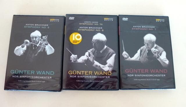 【新品】ギュンター・ヴァント＆北ドイツ放送交響楽団 DVD 3セット