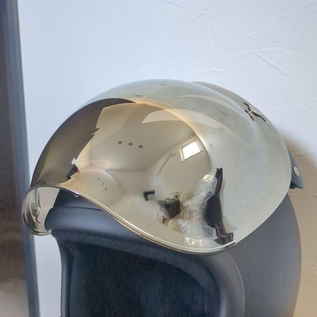 TT＆CO スーパーマグナム　半ツヤブラック(マット) バブルシールド付