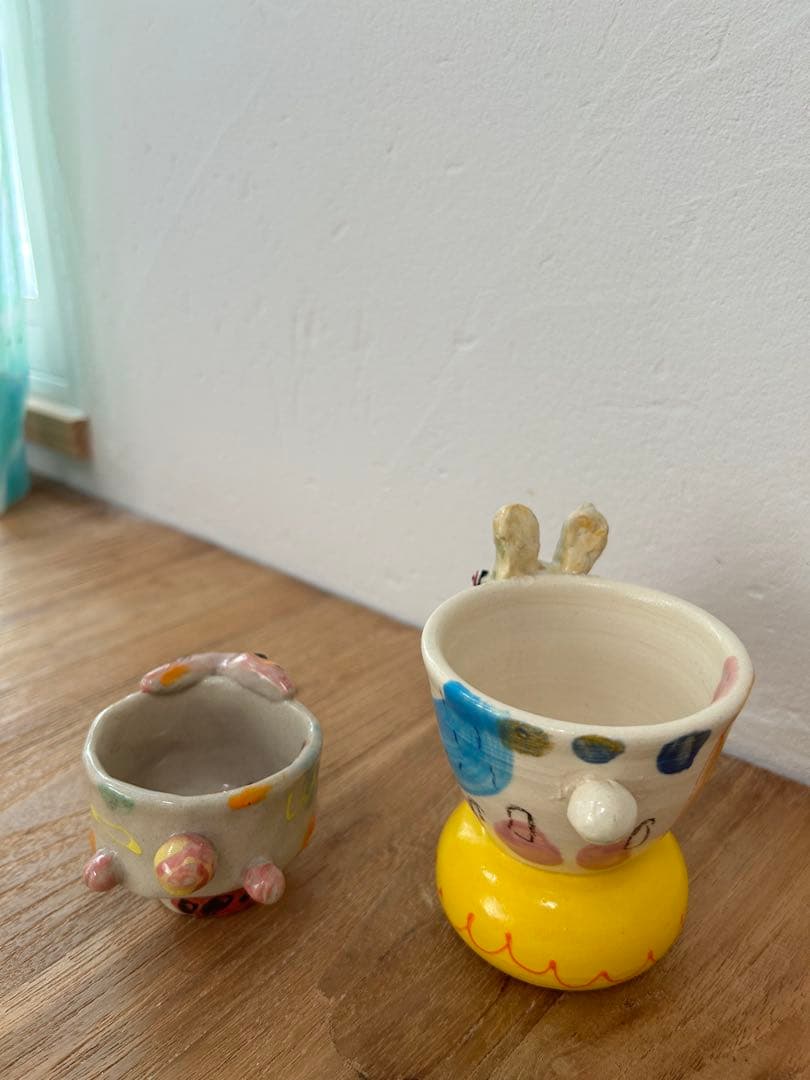 未使用　KATURA さん　動物カップ　うさぎ　２点