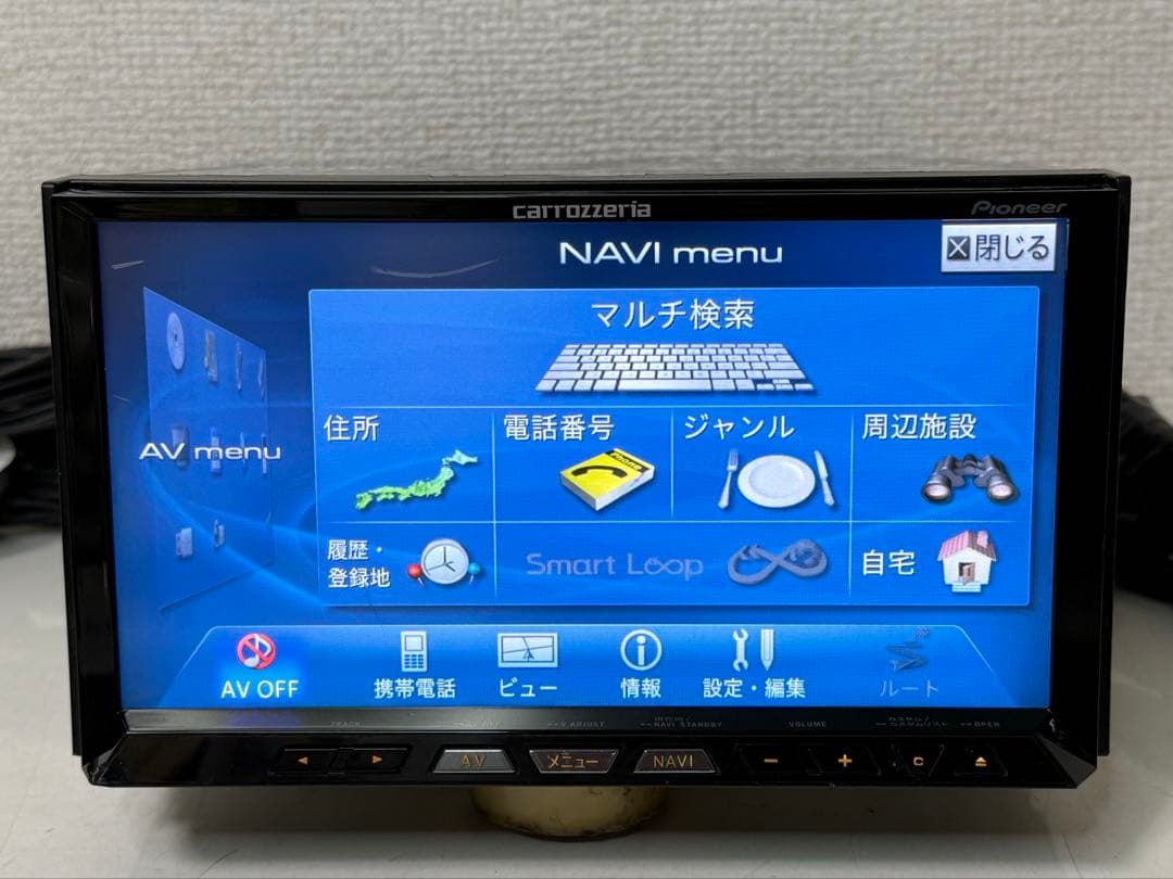 Carrozzeria カロッツェリア AVIC-ZH09 カーナビ2017年