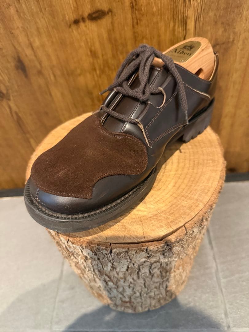 「JOHN MOORE ジョンムーア スエード レザーシューズ 英国製 UK7」