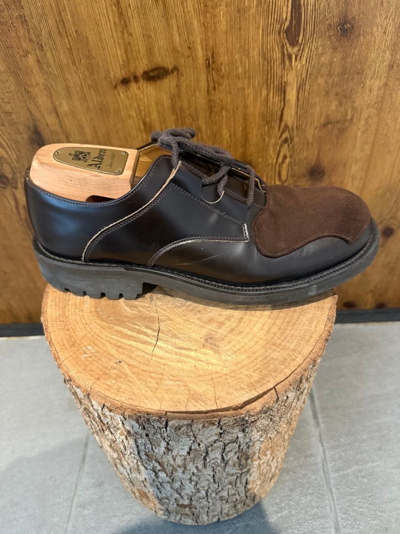 「JOHN MOORE ジョンムーア スエード レザーシューズ 英国製 UK7」