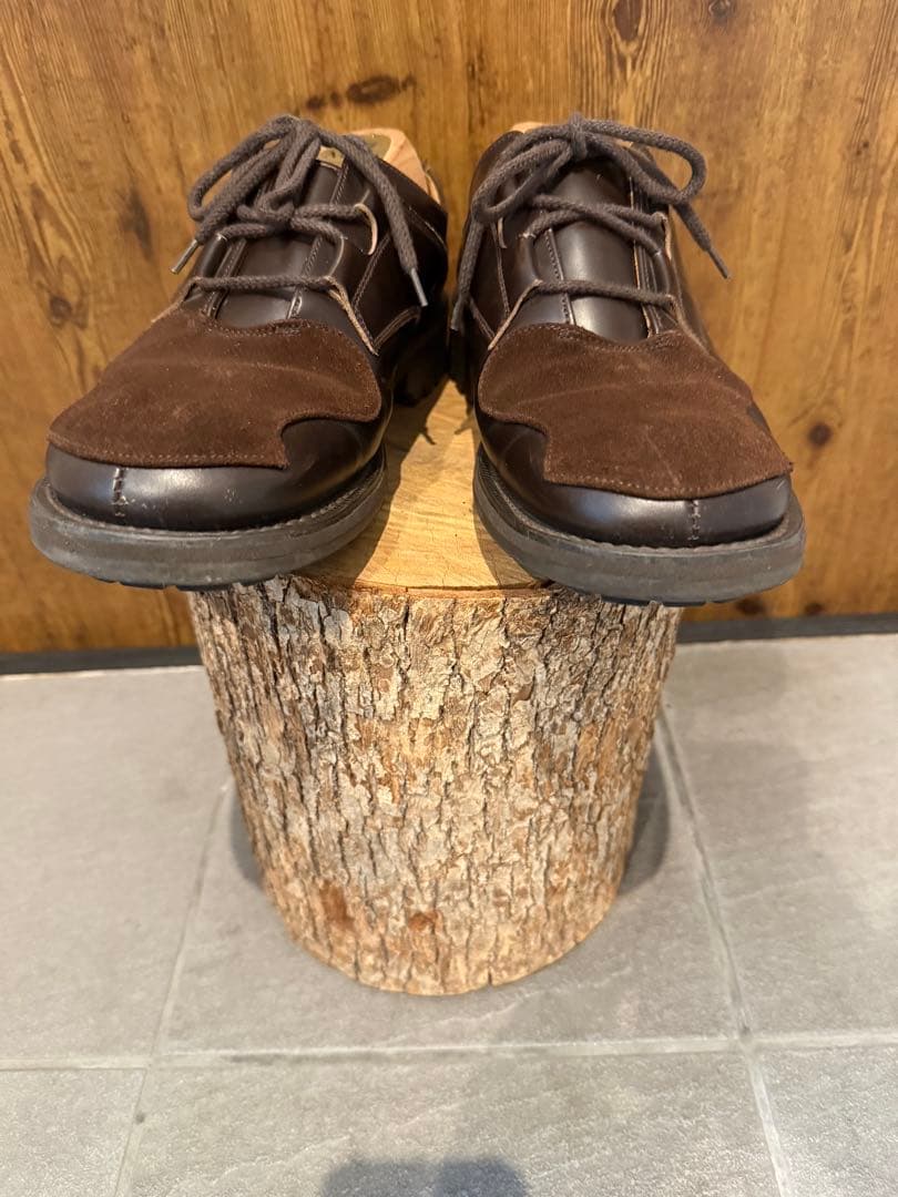 「JOHN MOORE ジョンムーア スエード レザーシューズ 英国製 UK7」