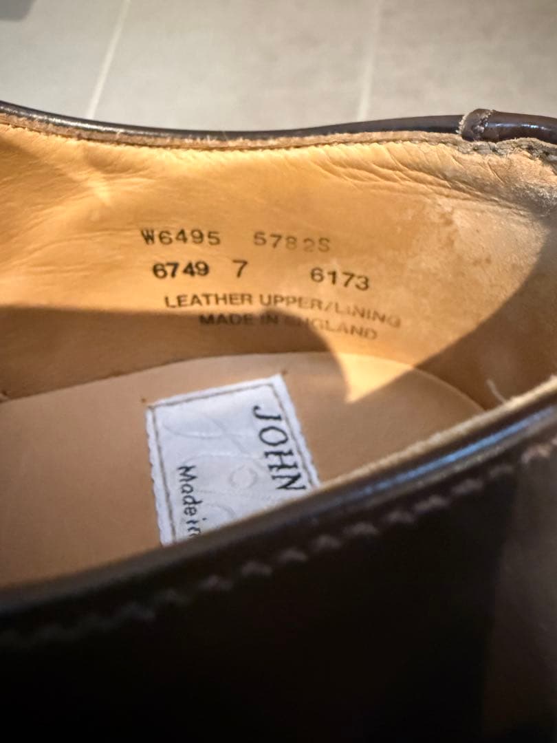 「JOHN MOORE ジョンムーア スエード レザーシューズ 英国製 UK7」