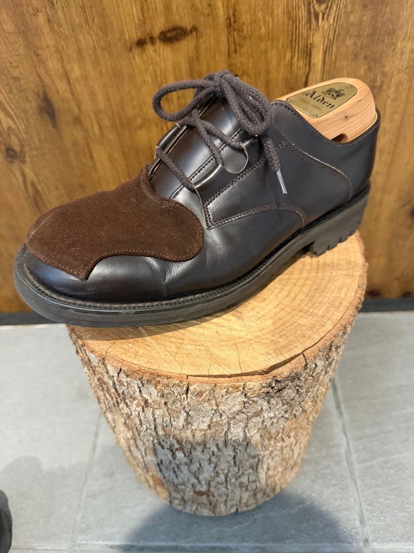 「JOHN MOORE ジョンムーア スエード レザーシューズ 英国製 UK7」