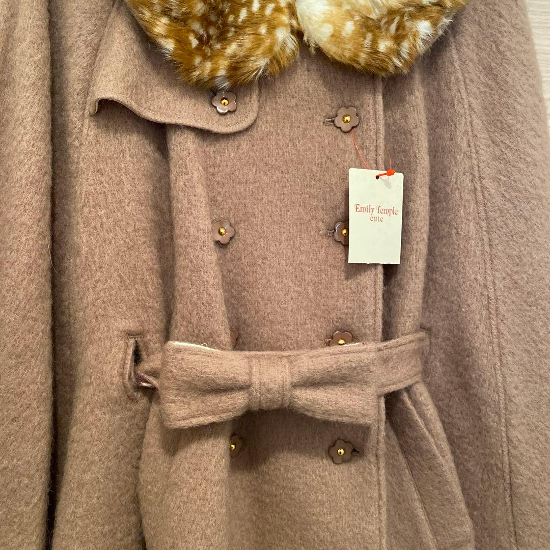 Emily Temple cute / バンビForestモヘアケープ コート
