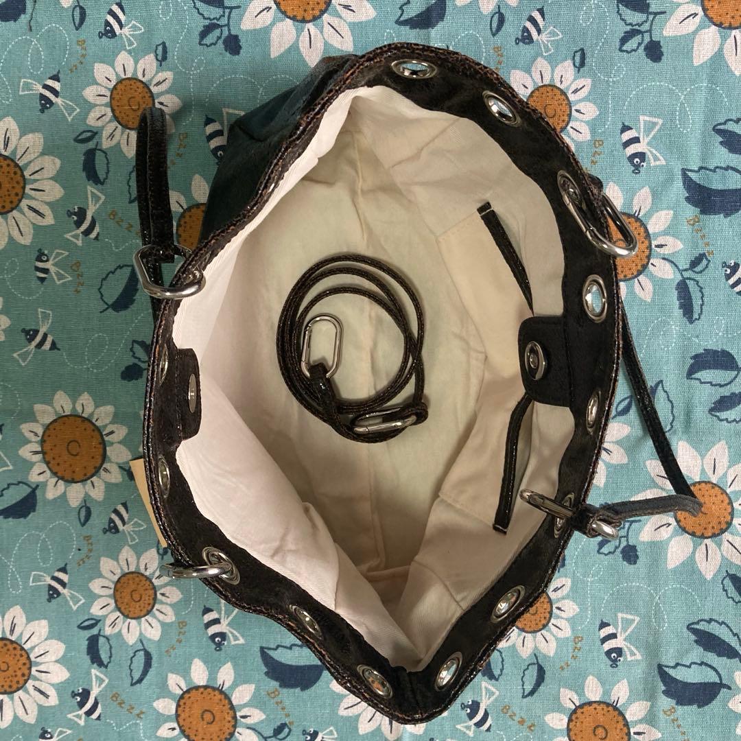 paloma wool レザー ショルダーバッグ ブラック