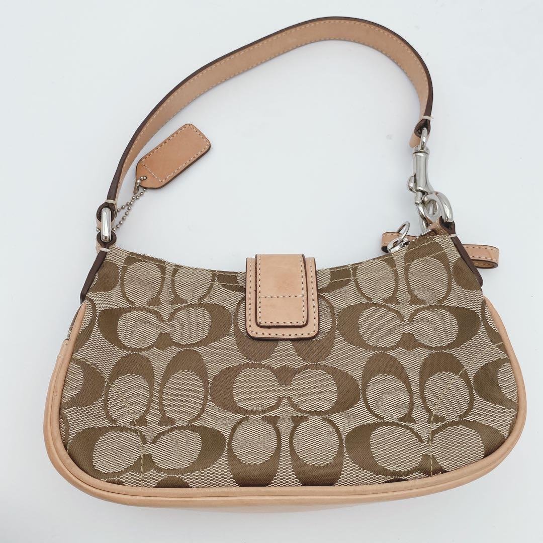 美品 COACH ソーホー y2k アクセサリーポーチ シグネチャワンショルダー