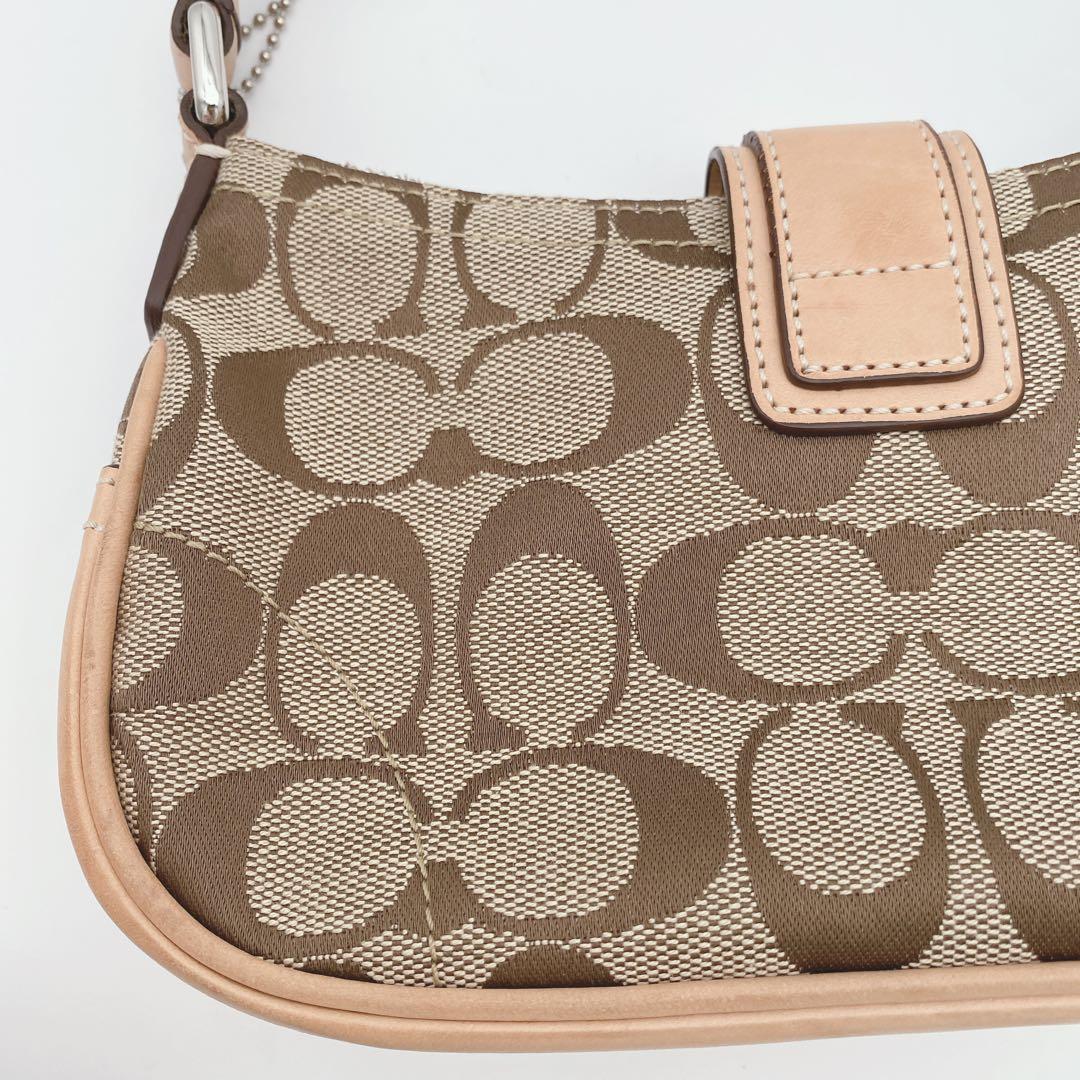 美品 COACH ソーホー y2k アクセサリーポーチ シグネチャワンショルダー