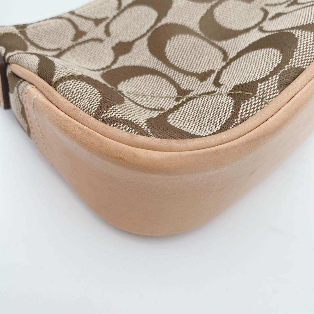 美品 COACH ソーホー y2k アクセサリーポーチ シグネチャワンショルダー