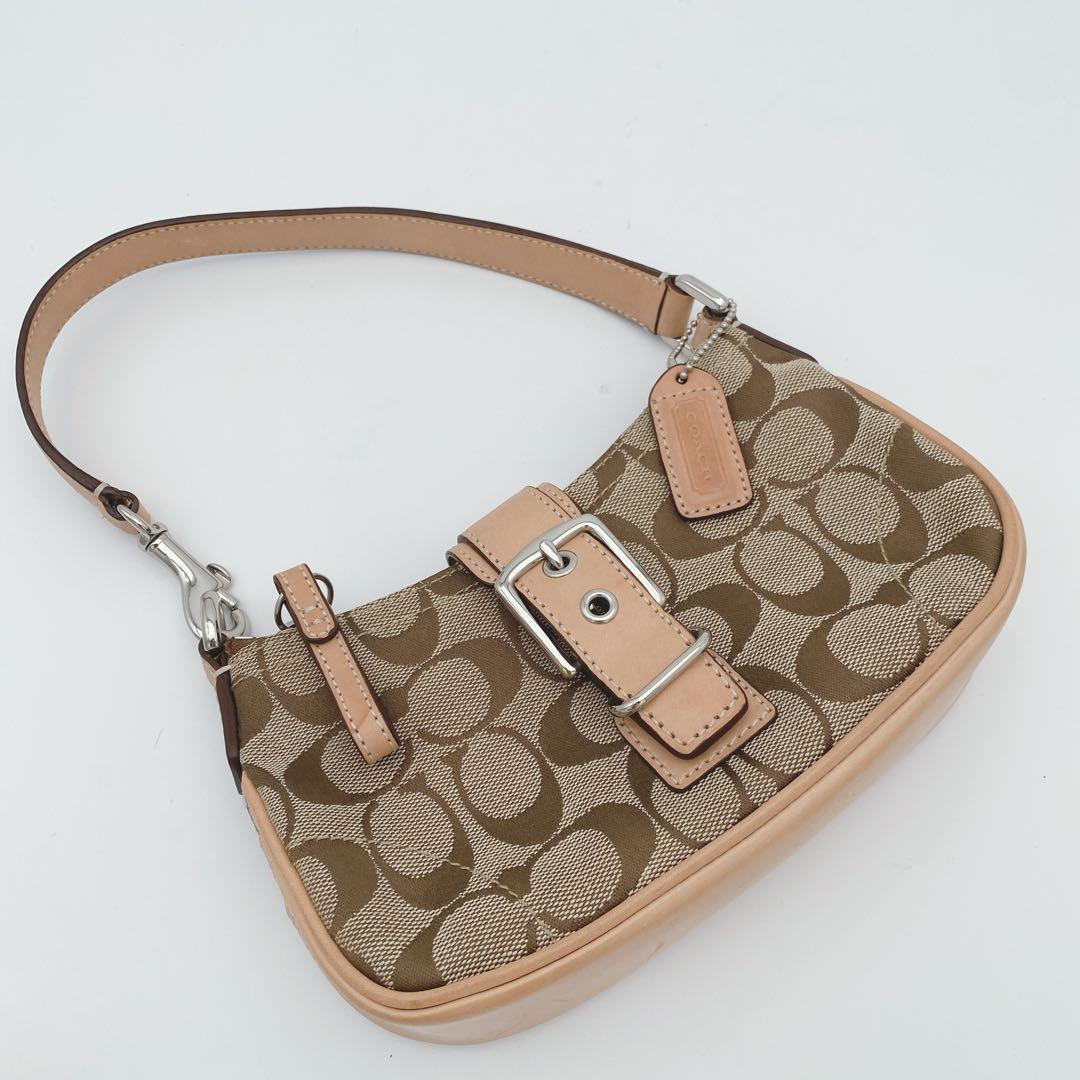 美品 COACH ソーホー y2k アクセサリーポーチ シグネチャワンショルダー