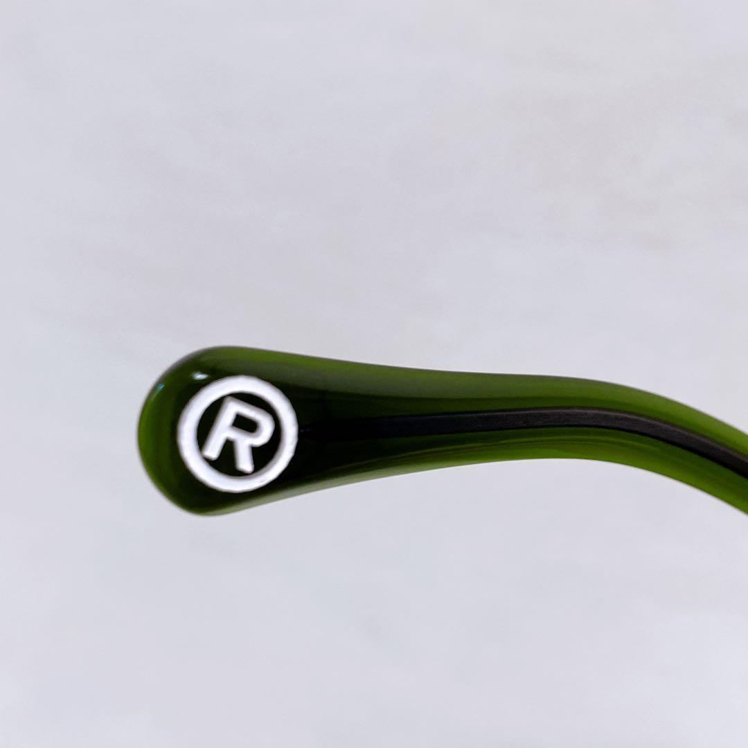 希少　A BATHING APE エイプ　伊達メガネ　サングラス　グリーン　ロゴ