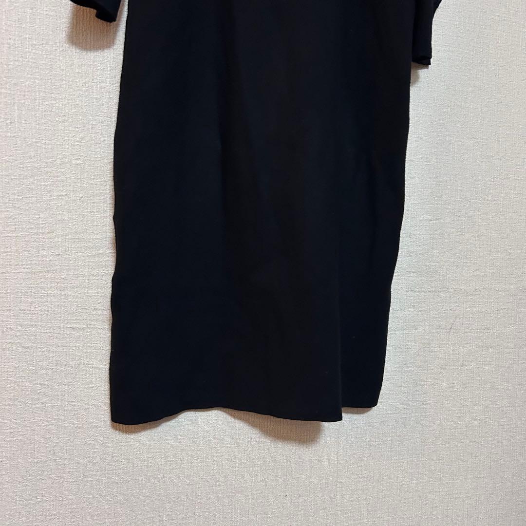 ピンキー&ダイアン 袖レース ハイネック ニットワンピース ドレス お呼ばれ