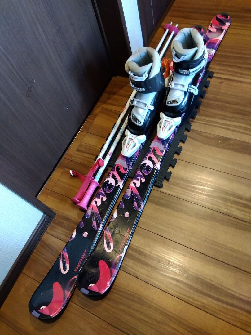 KAZAMA/学生・レディース用/スキーセット/メンテ・WAX済み✔