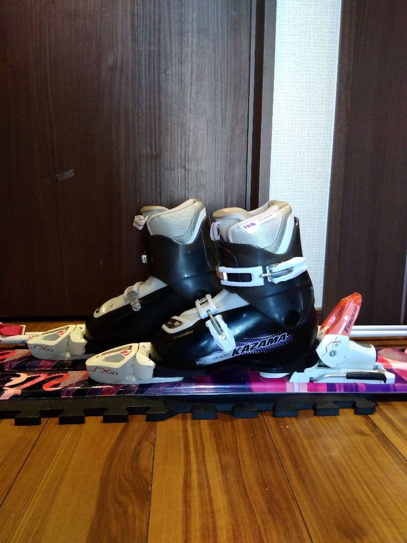 KAZAMA/学生・レディース用/スキーセット/メンテ・WAX済み✔