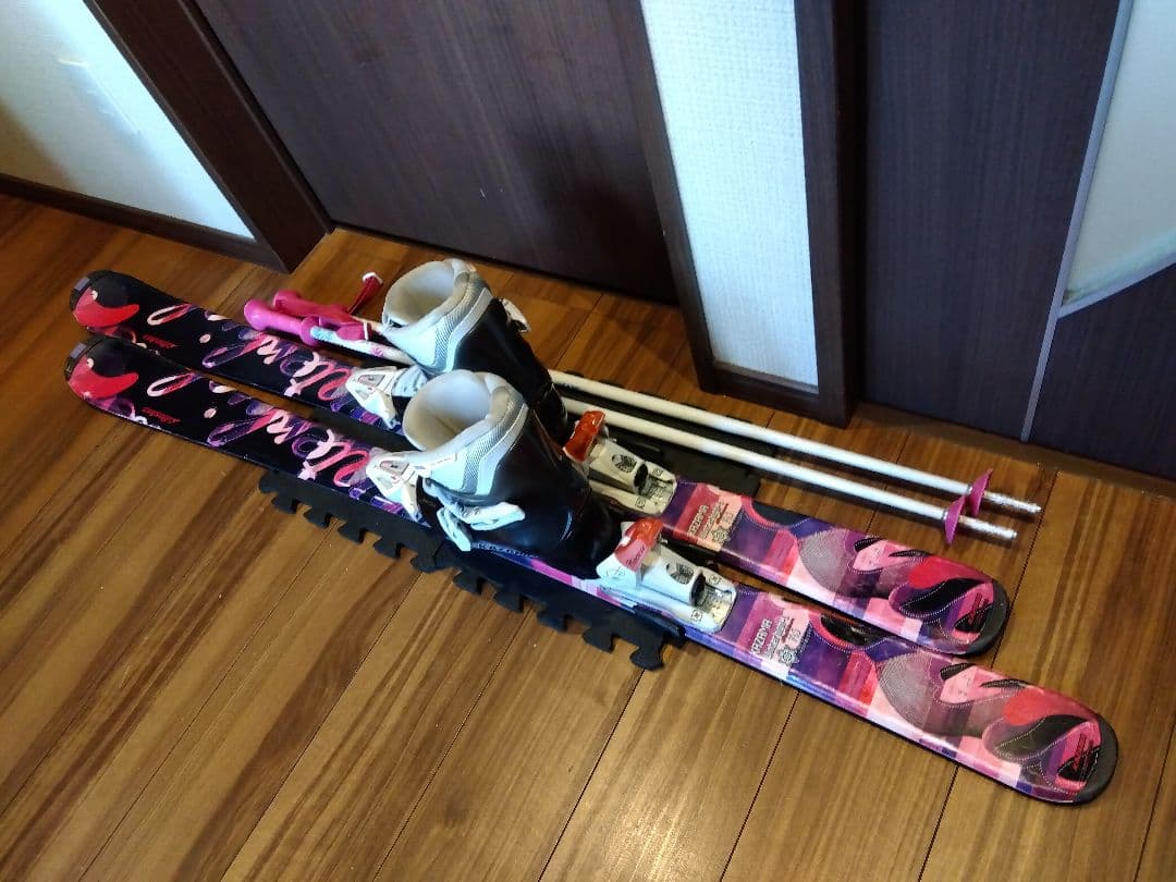 KAZAMA/学生・レディース用/スキーセット/メンテ・WAX済み✔