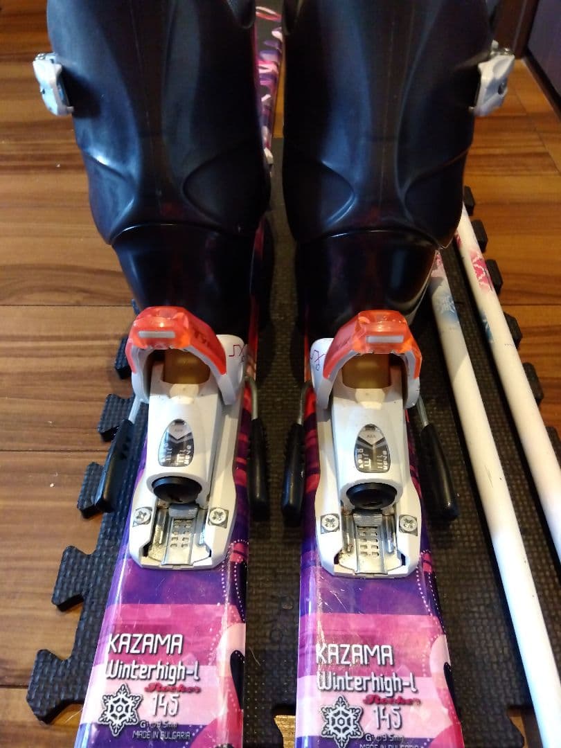 KAZAMA/学生・レディース用/スキーセット/メンテ・WAX済み✔
