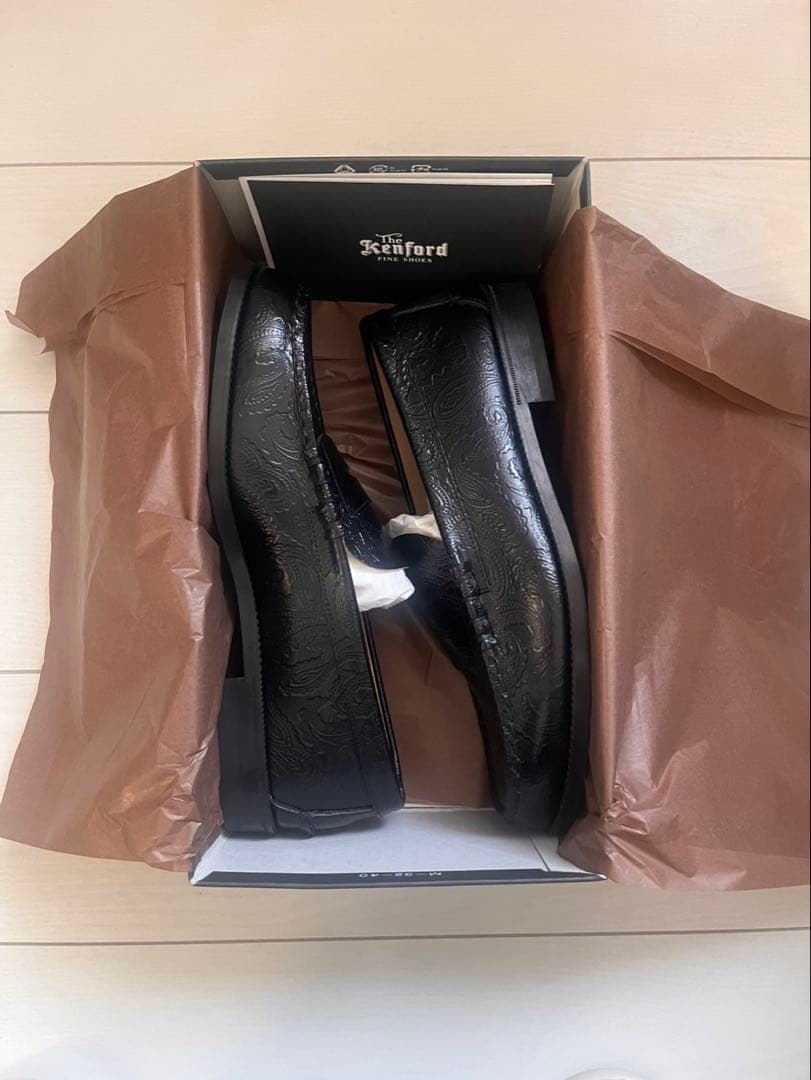 新品未使用 ケンフォード ペイズリー ローファー 26.5