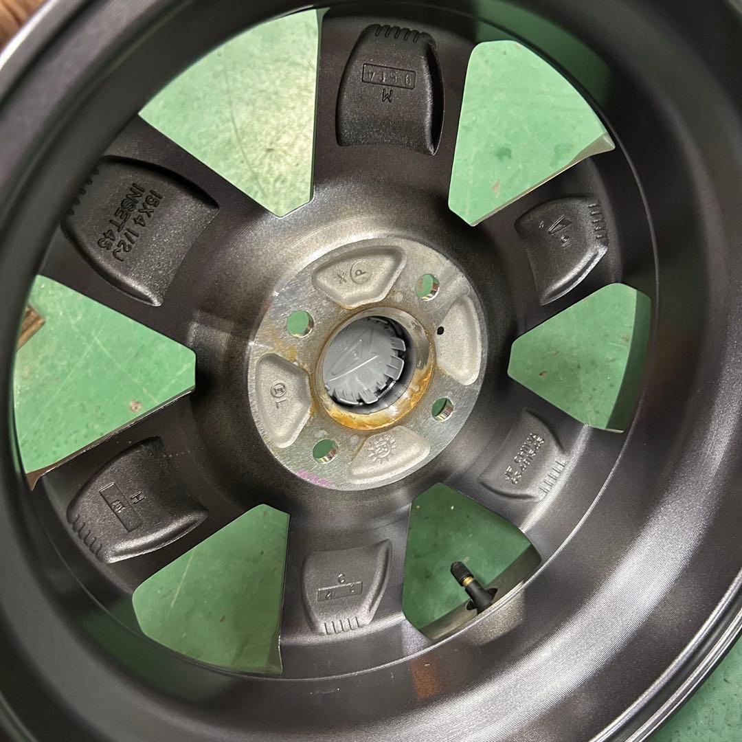 新車はずし15X4.5　ダイハツタントファンクロス純正4本セット