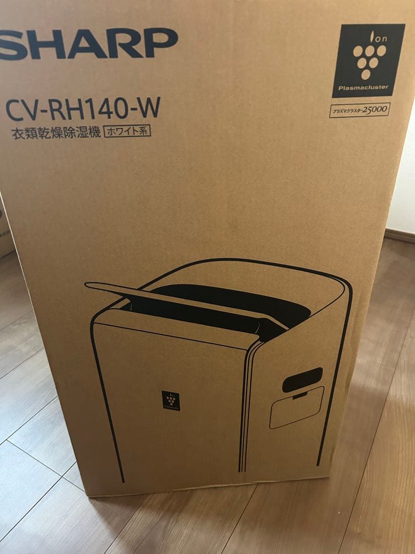 【ジャンク品】シャープ 衣類乾燥 除湿機 CV-RH140-W