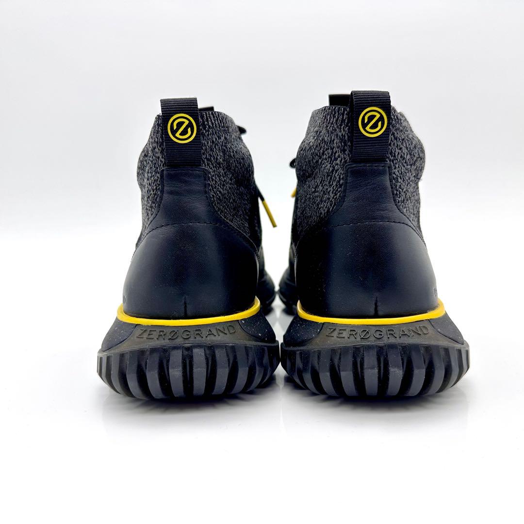コールハーン ゼログランド スティッチライト ブーツ WP ブラック イエロー