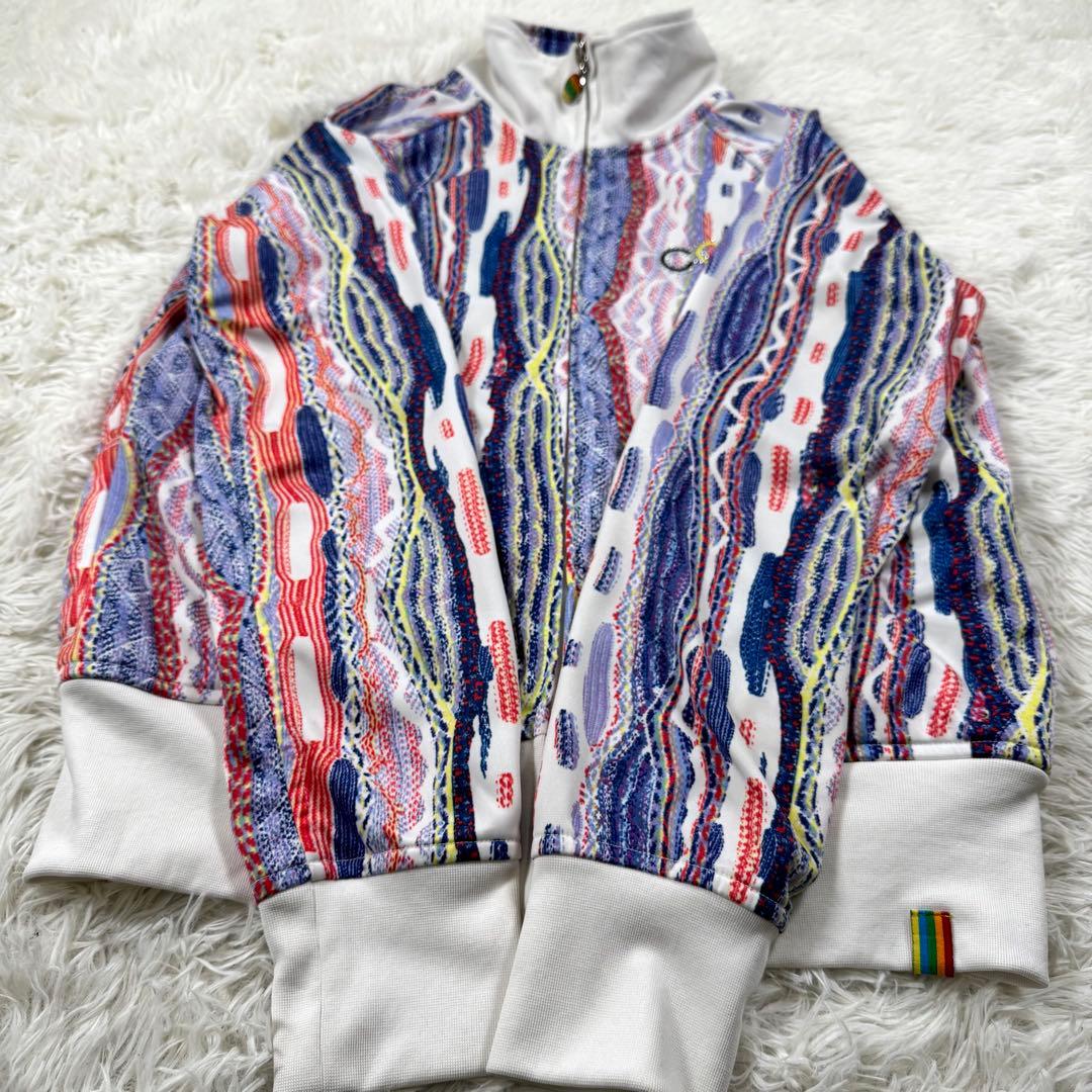 希少✨COOGI トラックジャケット　マルチカラー　ラインストーン　L