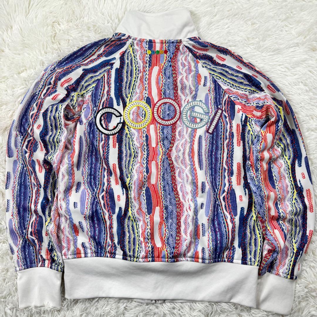 希少✨COOGI トラックジャケット　マルチカラー　ラインストーン　L
