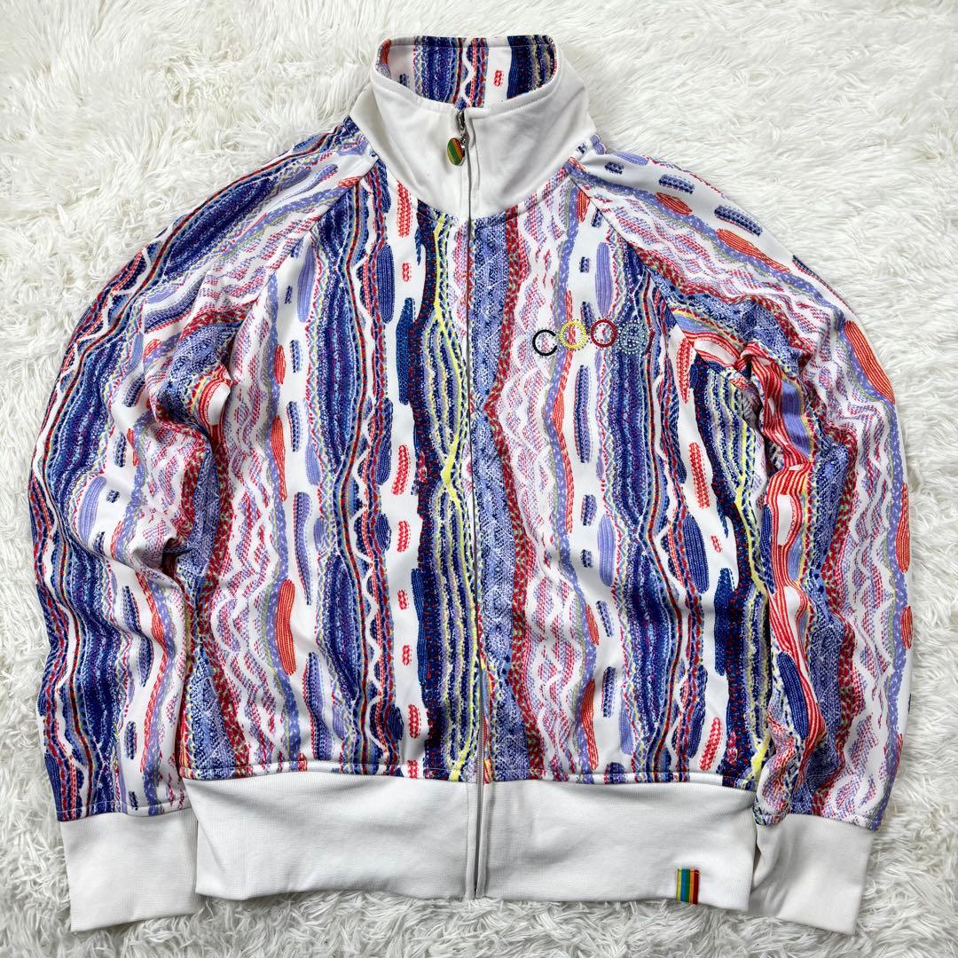 希少✨COOGI トラックジャケット　マルチカラー　ラインストーン　L