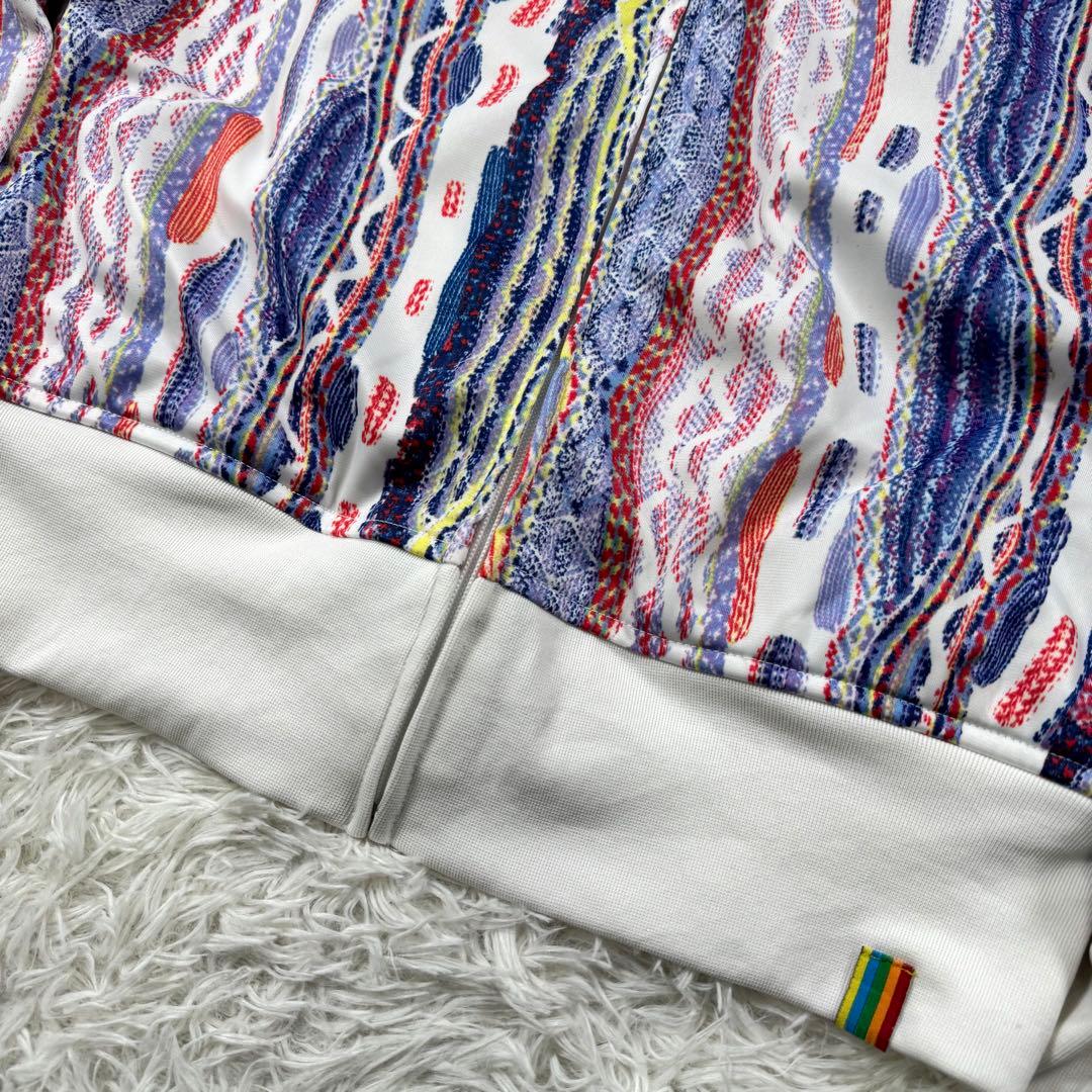 希少✨COOGI トラックジャケット　マルチカラー　ラインストーン　L