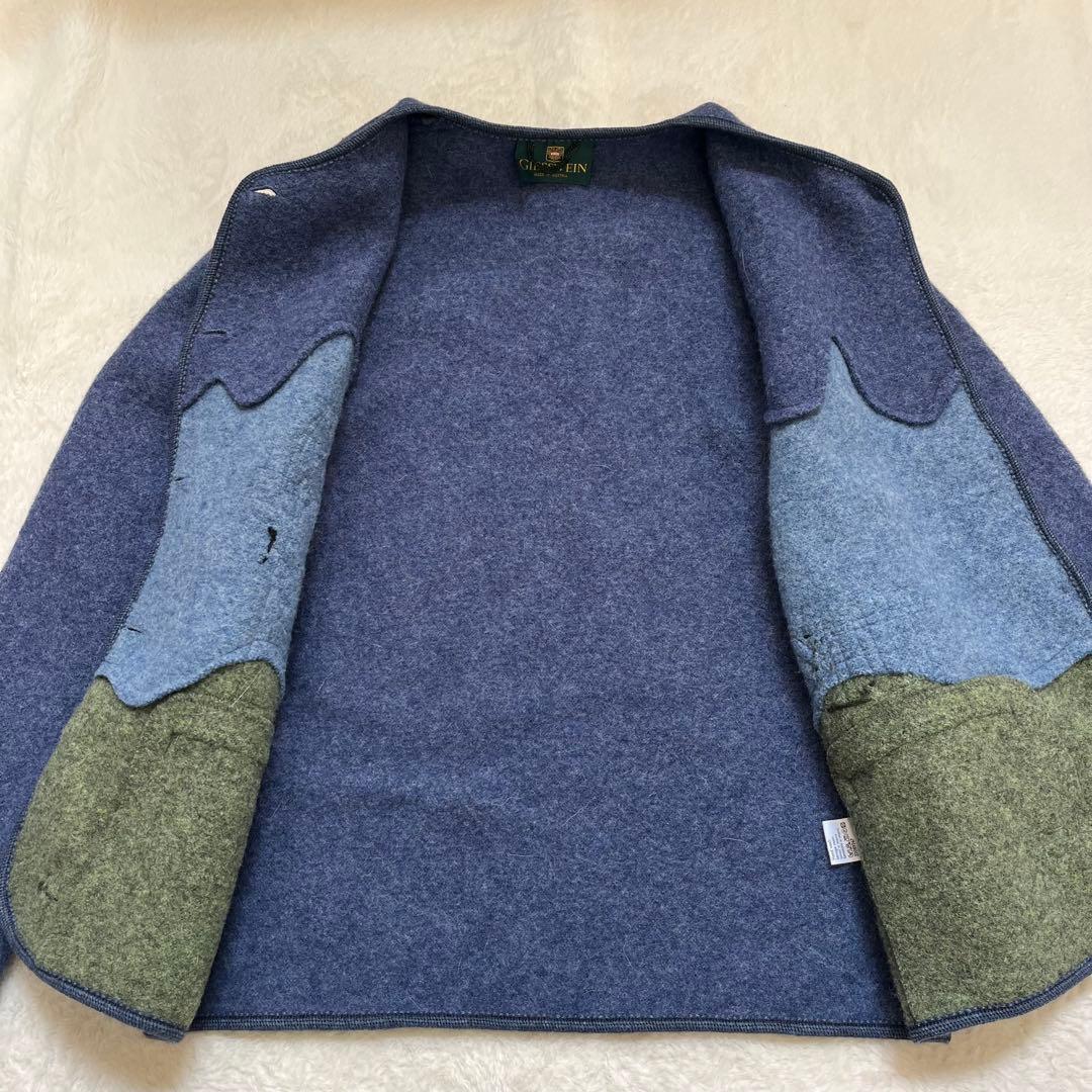 美品　GIESSWEIN刺繍デザイン襟ウールチロリアンジャケット