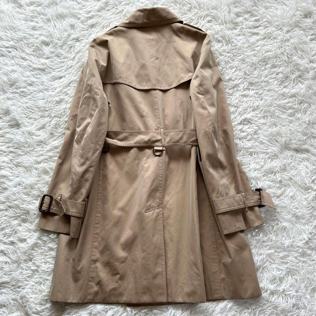 希少46サイズ　バーバリーロンドン　トレンチコート　メガチェック　ハニーベージュ