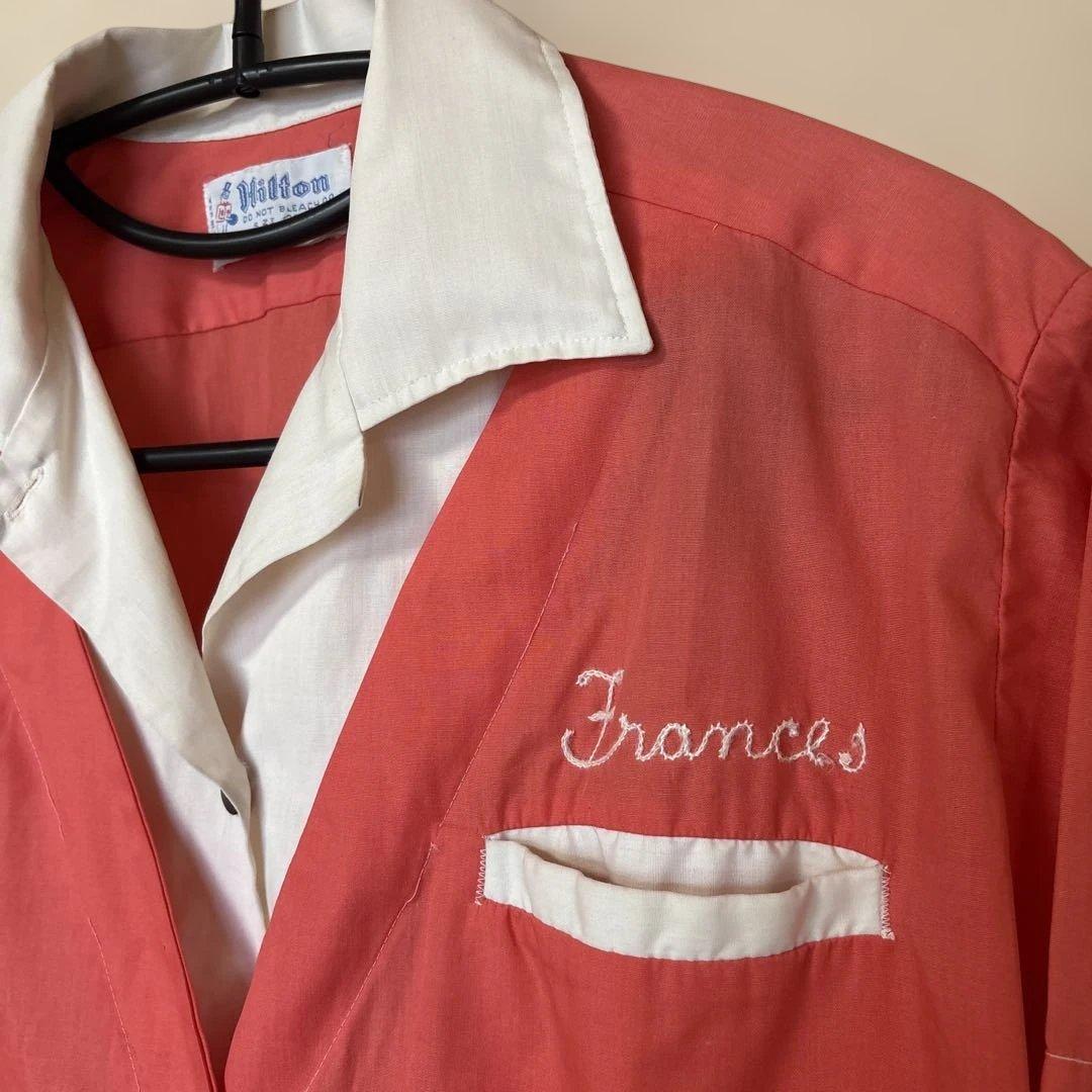 Hilton ボウリングシャツ 70s PERMANENT PRESSタグ