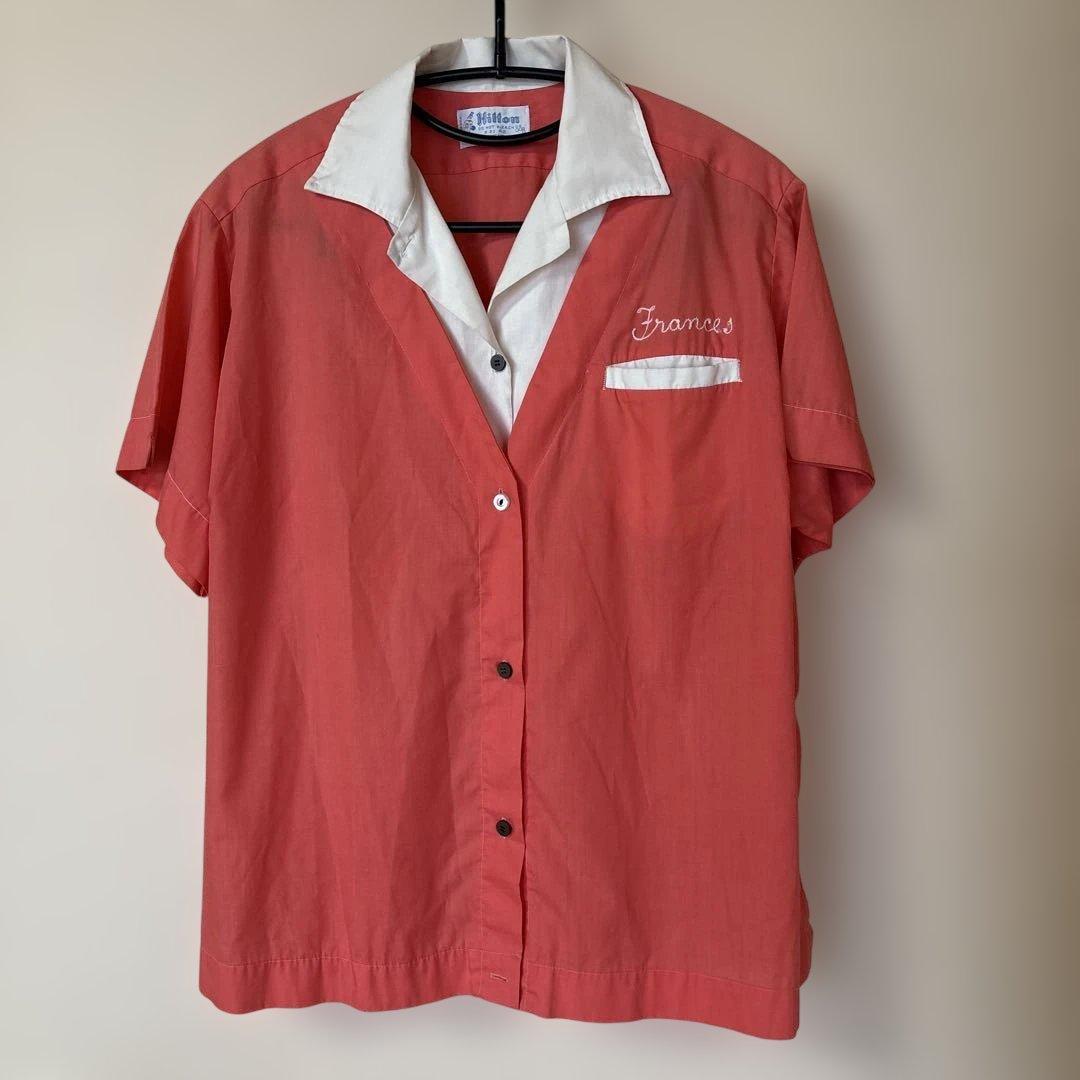 Hilton ボウリングシャツ 70s PERMANENT PRESSタグ