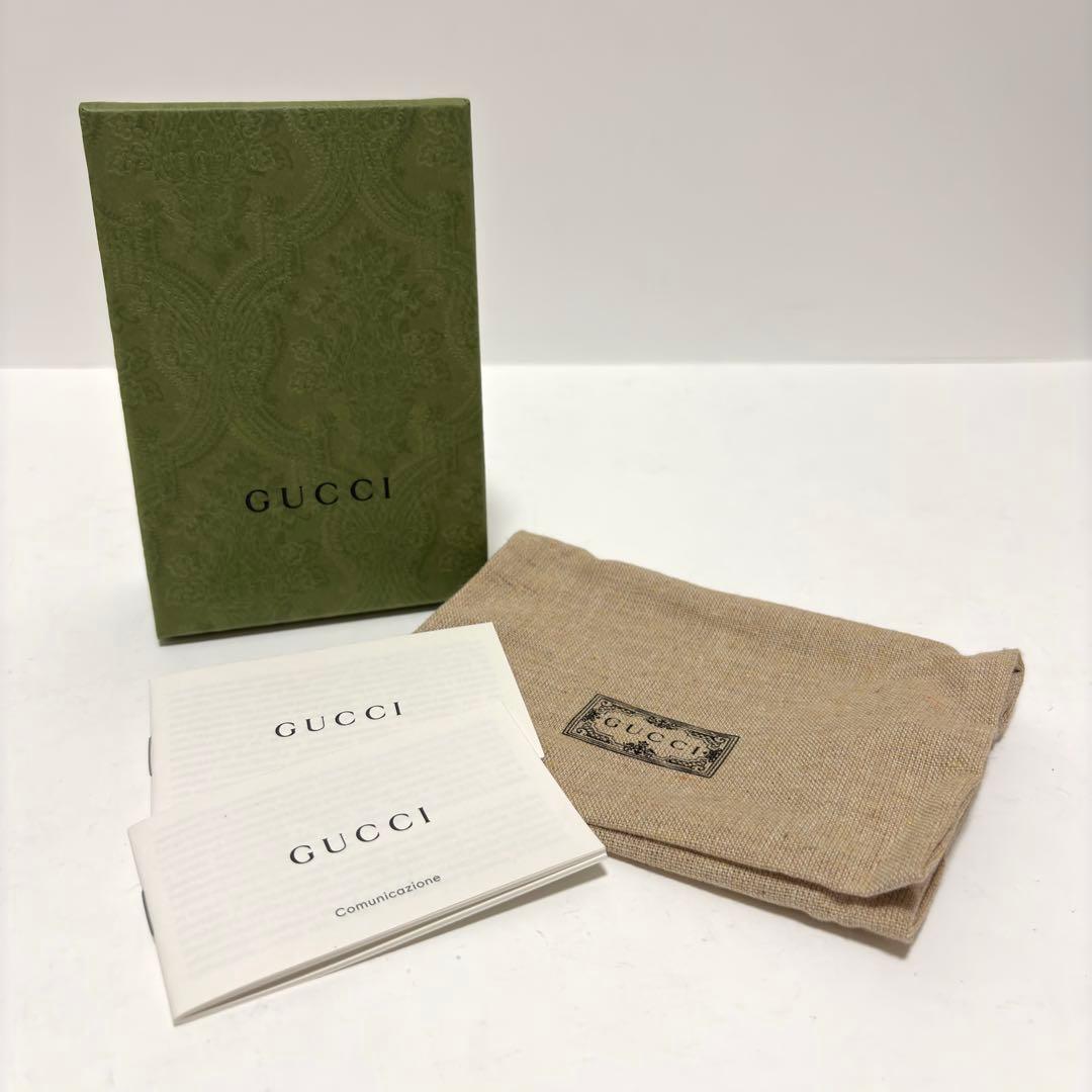 528箱付✨未使用級✨GUCCI グッチ 財布 GGマーモント レザー ブラック