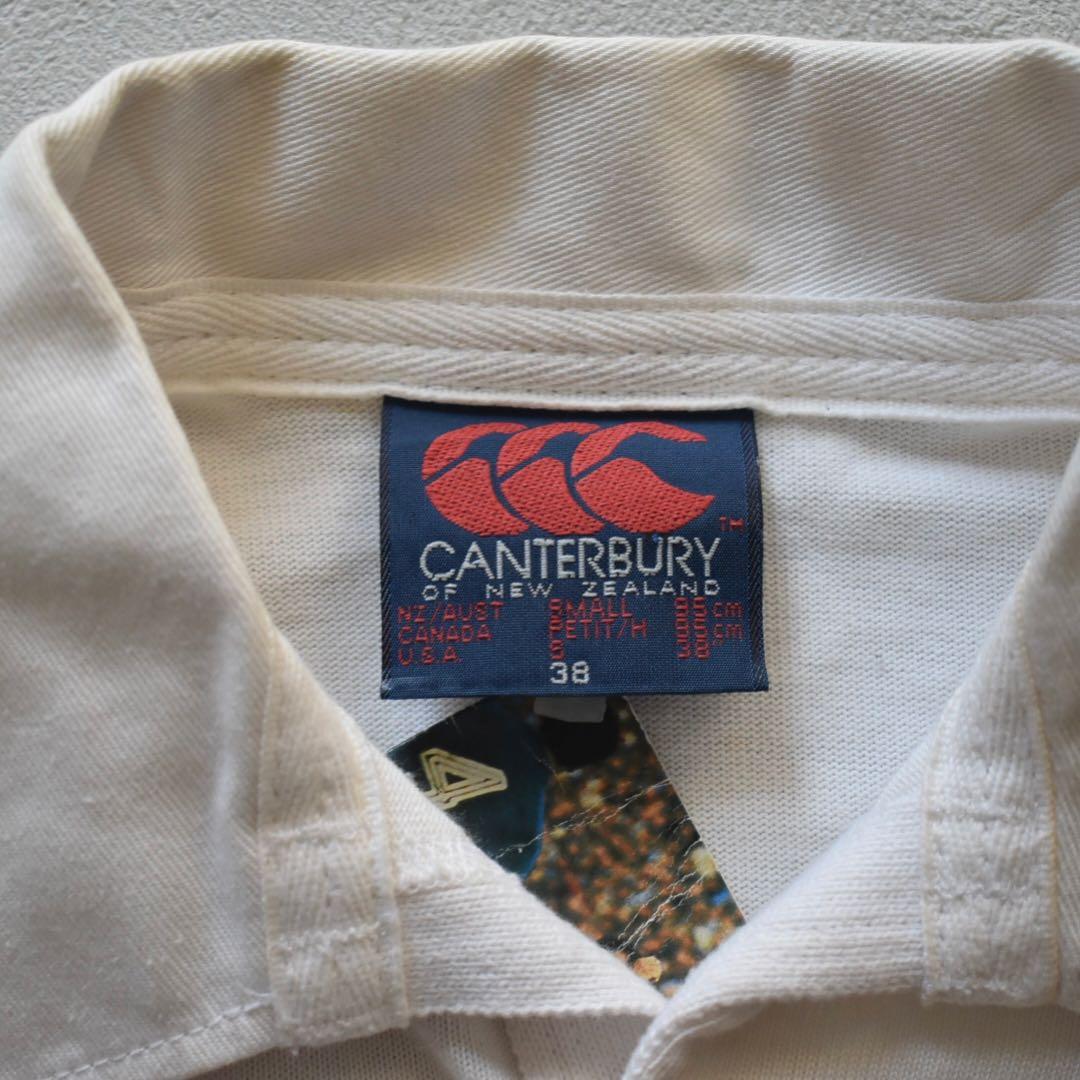 80s デッドストックCanterbury × MGM 刺繍ラガーシャツ 38