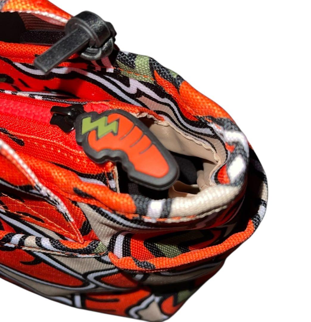 希少 PEARLY GATES オレンジ系 グラフィック 小型バッグ