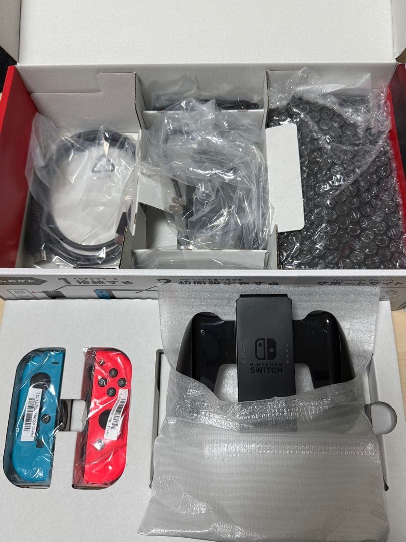 Nintendo Switch ネオンブルー ネオンレッド 外箱