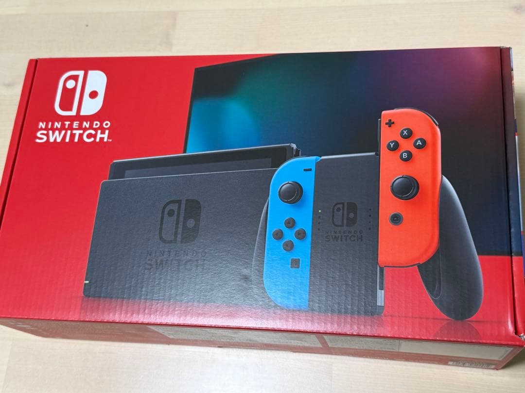 Nintendo Switch ネオンブルー ネオンレッド 外箱