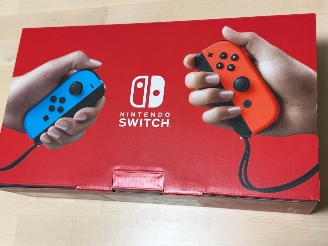 Nintendo Switch ネオンブルー ネオンレッド 外箱