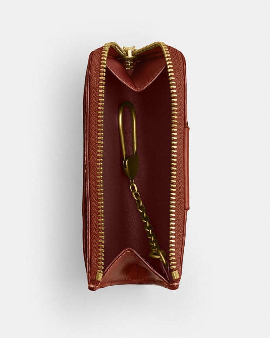 【美品】COACH エッセンシャルLジップ キーケース シグネチャーキャンバス