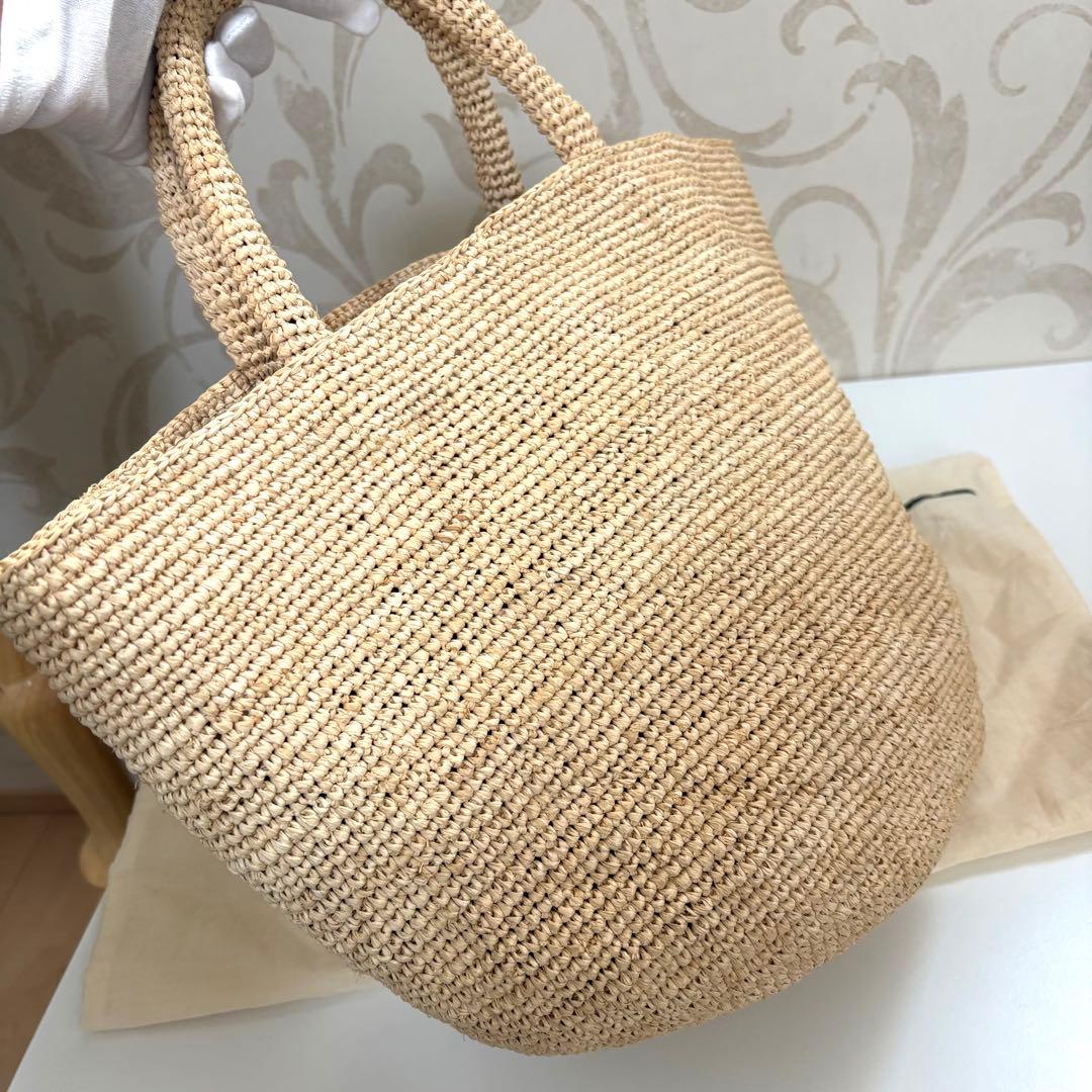 【美品】sansArcidet サンアルシデ　ラフィア　カゴバッグ